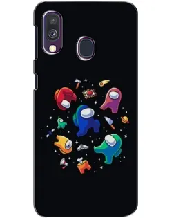 Чехол для Samsung Galaxy A40 2019 (A405F) с картинкой «Among Us космос»
