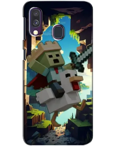 Чехол для Samsung Galaxy A40 2019 (A405F) с картинкой «Стив и гусь»