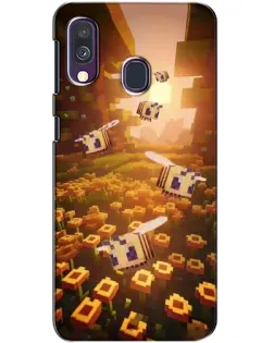 Чехол для Samsung Galaxy A40 2019 (A405F) с картинкой «Поле подсолнухов»