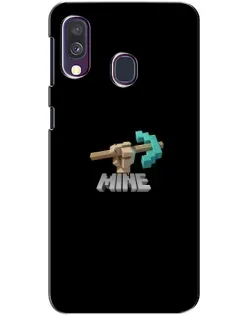 Чехол для Samsung Galaxy A40 2019 (A405F) с картинкой «Алмазная кирка»