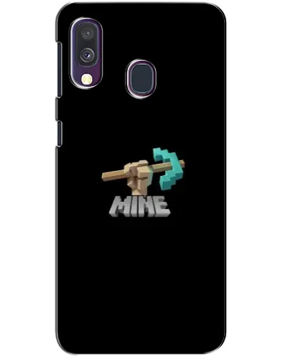 Чехол для Samsung Galaxy A40 2019 (A405F) с картинкой «Алмазная кирка»