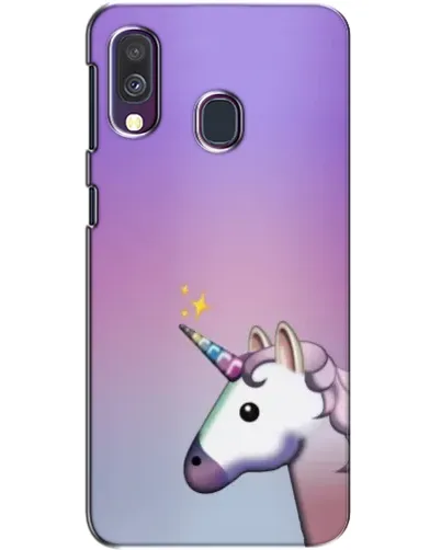 Чехол для Samsung Galaxy A40 2019 (A405F) с картинкой «Единорог градиент» Чехол для Samsung Galaxy A40 2019 (A405F) с картинкой «Единорог градиент»