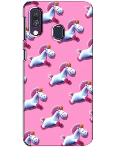 Чехол для Samsung Galaxy A40 2019 (A405F) с картинкой «Единороги на розовом» Чехол для Samsung Galaxy A40 2019 (A405F) с картинкой «Единороги на розовом»