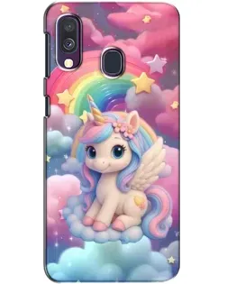 Чехол для Samsung Galaxy A40 2019 (A405F) с картинкой «Маленький единорог» Чехол для Samsung Galaxy A40 2019 (A405F) с картинкой «Маленький единорог»