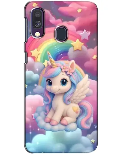 Чехол для Samsung Galaxy A40 2019 (A405F) с картинкой «Маленький единорог» Чехол для Samsung Galaxy A40 2019 (A405F) с картинкой «Маленький единорог»