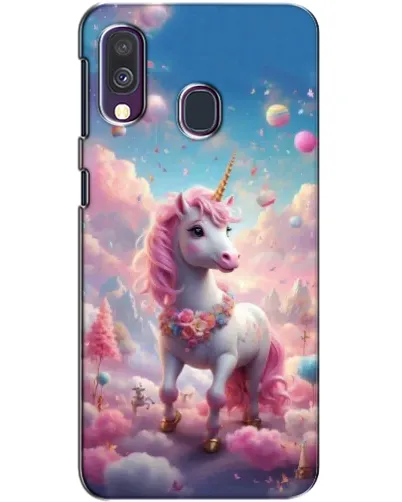 Чехол для Samsung Galaxy A40 2019 (A405F) с картинкой «Единорог среди облаков» Чехол для Samsung Galaxy A40 2019 (A405F) с картинкой «Единорог среди облаков»