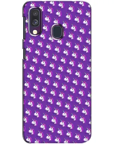 Чехол для Samsung Galaxy A40 2019 (A405F) с картинкой «Единороги на фиолетовом» Чехол для Samsung Galaxy A40 2019 (A405F) с картинкой «Единороги на фиолетовом»