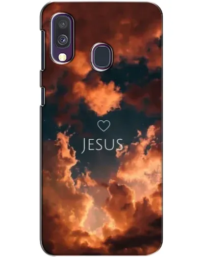 Чехол для Samsung Galaxy A40 2019 (A405F) с картинкой «Сияние Имени Jesus»