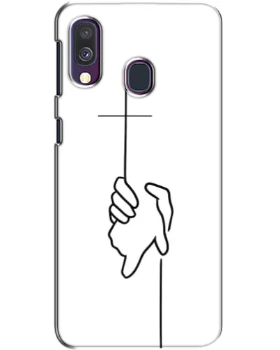 Чехол для Samsung Galaxy A40 2019 (A405F) с картинкой «Рука держит»
