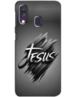 Чехол для Samsung Galaxy A40 2019 (A405F) с картинкой «Надпись Jesus Graffiti»