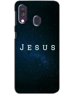 Чехол для Samsung Galaxy A40 2019 (A405F) с картинкой «Звездное небо Jesus»