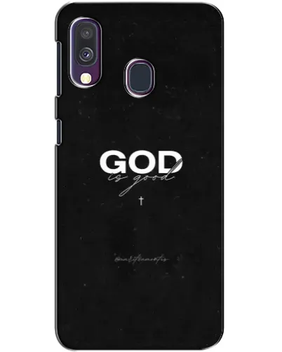 Чехол для Samsung Galaxy A40 2019 (A405F) с картинкой «GOD — Бог над всем»