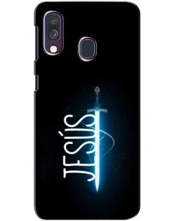 Чехол для Samsung Galaxy A40 2019 (A405F) с картинкой «Меч Духа Jesus»