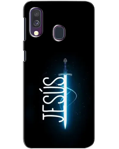 Чехол для Samsung Galaxy A40 2019 (A405F) с картинкой «Меч Духа Jesus»