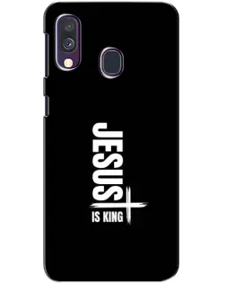 Чехол для Samsung Galaxy A40 2019 (A405F) с картинкой «Вертикаль веры Jesus»