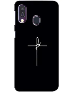 Чехол для Samsung Galaxy A40 2019 (A405F) с картинкой «Тонкий крест»