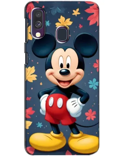 Чехол для Samsung Galaxy A40 2019 (A405F) с картинкой «Осенний Mickey Mouse»