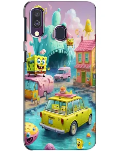 Чехол для Samsung Galaxy A40 2019 (A405F) с картинкой «Монстр-трак приключения»