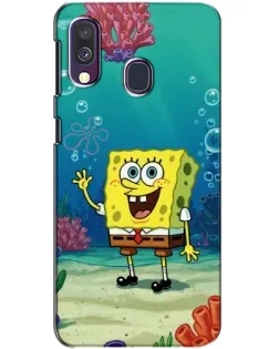Чехол для Samsung Galaxy A40 2019 (A405F) с картинкой «Подводный привет»
