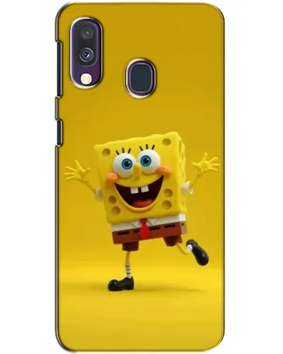 Чехол для Samsung Galaxy A40 2019 (A405F) с картинкой «Позитивный Губка Боб»