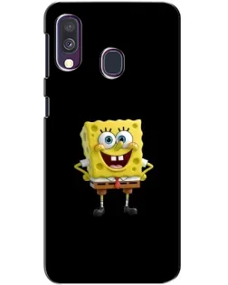 Чехол для Samsung Galaxy A40 2019 (A405F) с картинкой «Классический Губка Боб»
