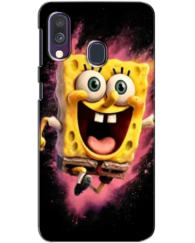 Чехол для Samsung Galaxy A40 2019 (A405F) с картинкой «Взрывной Спанч Боб»