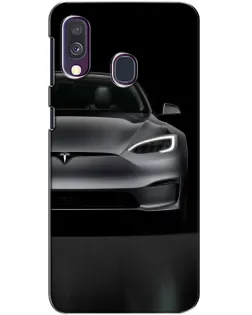 Чехол для Samsung Galaxy A40 2019 (A405F) с картинкой «Tesla Model S Look» Чехол для Samsung Galaxy A40 2019 (A405F) с картинкой «Tesla Model S Look»