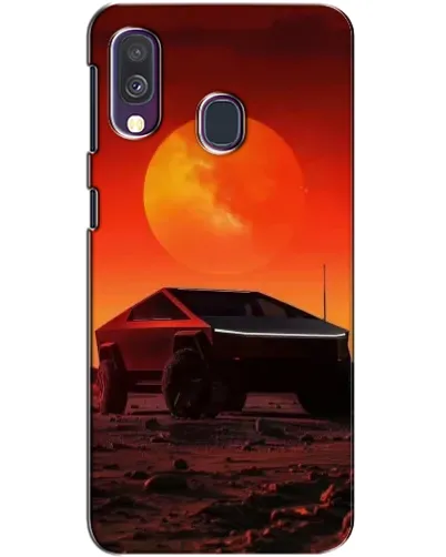 Чохол для Samsung Galaxy A40 2019 (A405F) з картинкою «Cybertruck на Марсі»