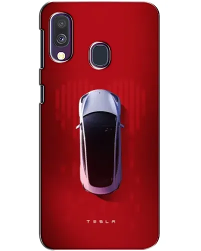 Чохол для Samsung Galaxy A40 2019 (A405F) з картинкою «Tesla Top View»