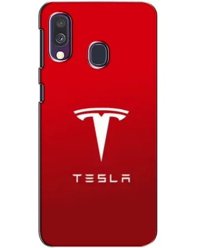 Чохол для Samsung Galaxy A40 2019 (A405F) з картинкою «Tesla Red Classic»