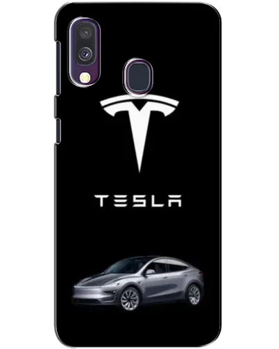 Чохол для Samsung Galaxy A40 2019 (A405F) з картинкою «Tesla Model Y»