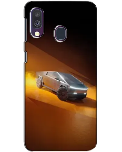 Чохол для Samsung Galaxy A40 2019 (A405F) з картинкою «Cybertruck у пустелі»