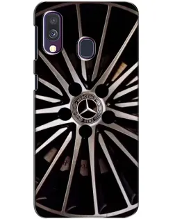 Чехол для Samsung Galaxy A40 2019 (A405F) с картинкой «Диск Mercedes»