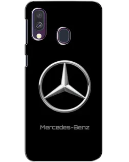 Чехол для Samsung Galaxy A40 2019 (A405F) с картинкой «Mercedes Silver Logo»