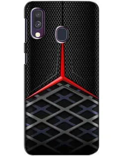 Чехол для Samsung Galaxy A40 2019 (A405F) с картинкой «Mercedes Carbon Grid»
