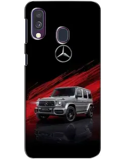 Чехол для Samsung Galaxy A40 2019 (A405F) с картинкой «Mercedes G-Class красный»