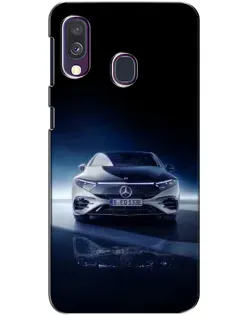 Чехол для Samsung Galaxy A40 2019 (A405F) с картинкой «Ночной Mercedes EQ»