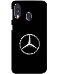 Чехол для Samsung Galaxy A40 2019 (A405F) с картинкой «Mercedes классический лого»