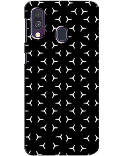 Чехол для Samsung Galaxy A40 2019 (A405F) с картинкой «Mercedes паттерн звезд»
