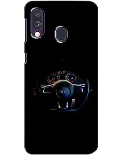 Чехол для Samsung Galaxy A40 2019 (A405F) с картинкой «Салон Audi — руль» Чехол для Samsung Galaxy A40 2019 (A405F) с картинкой «Салон Audi — руль»