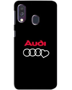 Чохол для Samsung Galaxy A40 2019 (A405F) з картинкою «Логотип Audi Heart» Чохол для Samsung Galaxy A40 2019 (A405F) з картинкою «Логотип Audi Heart»
