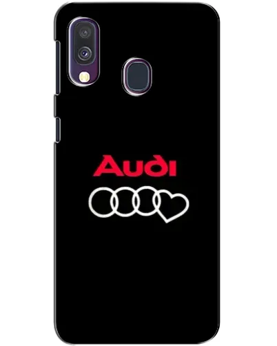 Чехол для Samsung Galaxy A40 2019 (A405F) с картинкой «Логотип Audi Heart»