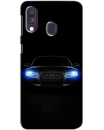 Чехол для Samsung Galaxy A40 2019 (A405F) с картинкой «Audi в неоне»