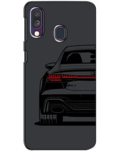 Чехол для Samsung Galaxy A40 2019 (A405F) с картинкой «Задняя часть Audi — арт»