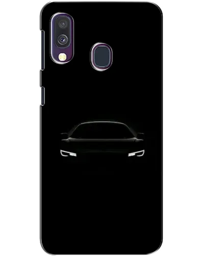Чехол для Samsung Galaxy A40 2019 (A405F) с картинкой «Взгляд Audi в темноте»