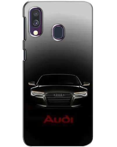 Чехол для Samsung Galaxy A40 2019 (A405F) с картинкой «Audi — градиентный контур»