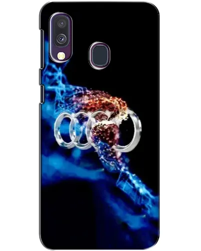 Чехол для Samsung Galaxy A40 2019 (A405F) с картинкой «Энергия лого Audi»