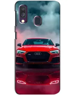 Чохол для Samsung Galaxy A40 2019 (A405F) з картинкою «Audi RS — червоний стиль»