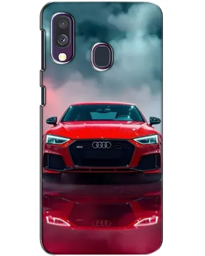 Чехол для Samsung Galaxy A40 2019 (A405F) с картинкой «Audi RS — красный стиль»