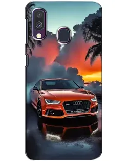 Чохол для Samsung Galaxy A40 2019 (A405F) з картинкою «Audi — захід сонця»